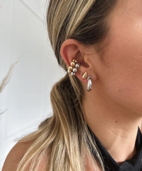 PIERCING FAKE BOLAS RODIO BRANCO