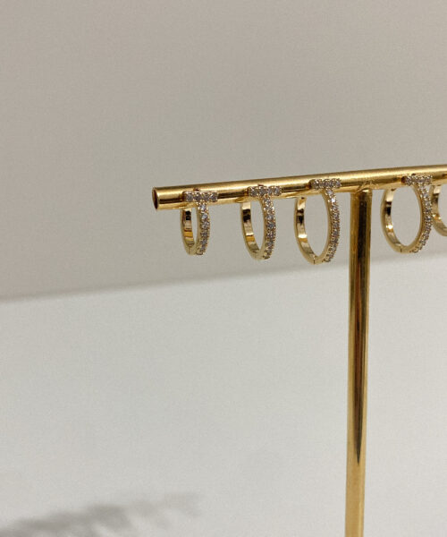 BRINCO ARGOLA T TIFFANY (P) DOURADO